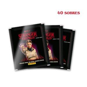 Pack 40 Sobres Stranger Things: Una Ultima Aventura Extraña